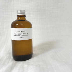Mandarin + Patchouli Relax Body Bath Oil | by Harvest