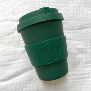 120z / 350ml Dark Green Reusable Keep Cup | by eCoffee Cup